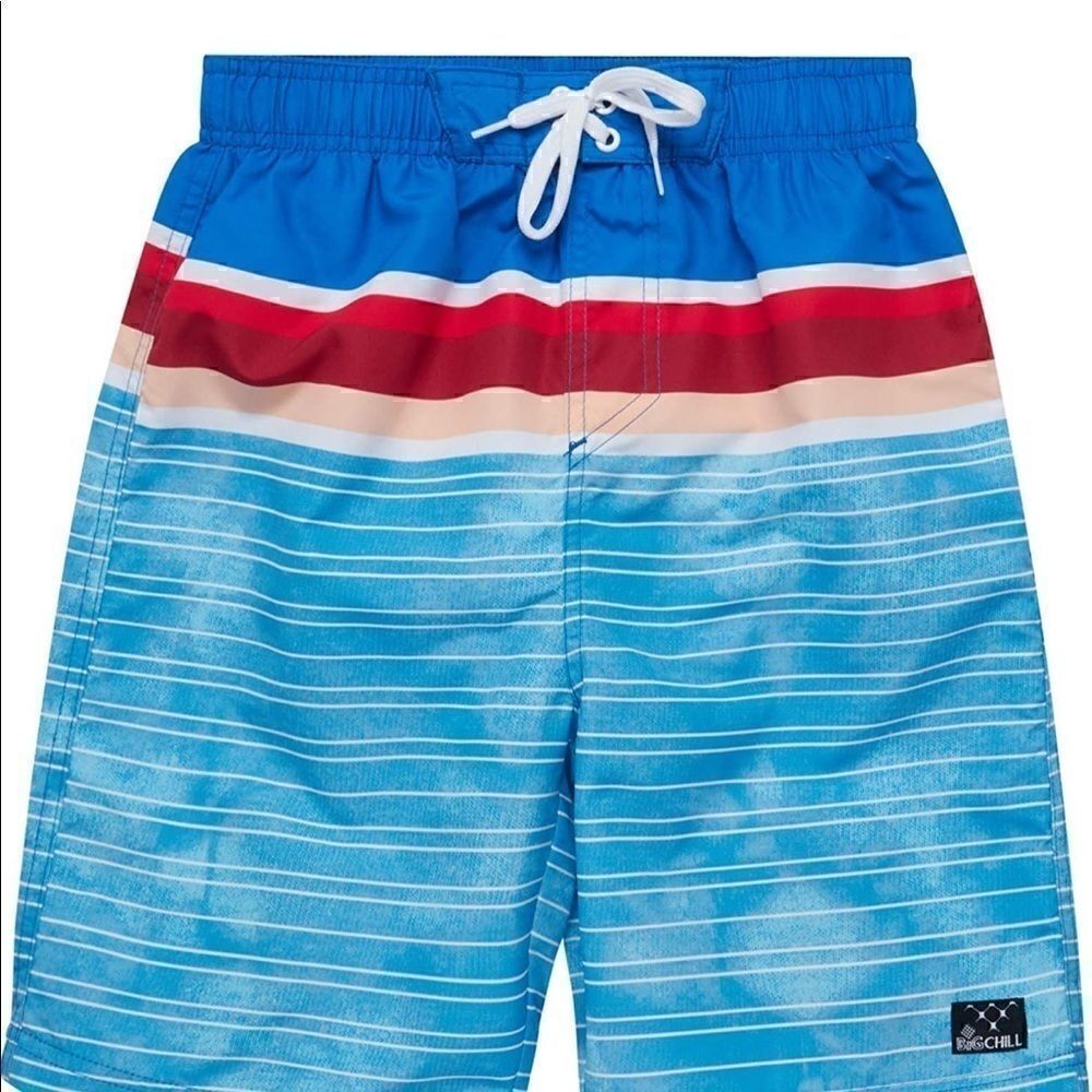 Big Chill Boys' Swim Trunks - UPF 50+ Quick Dry Shark Board Shorts Bathing Suit
